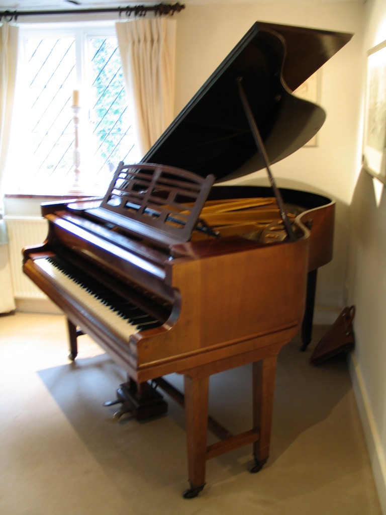 Neindorf  Grand  piano in rosewood, side view